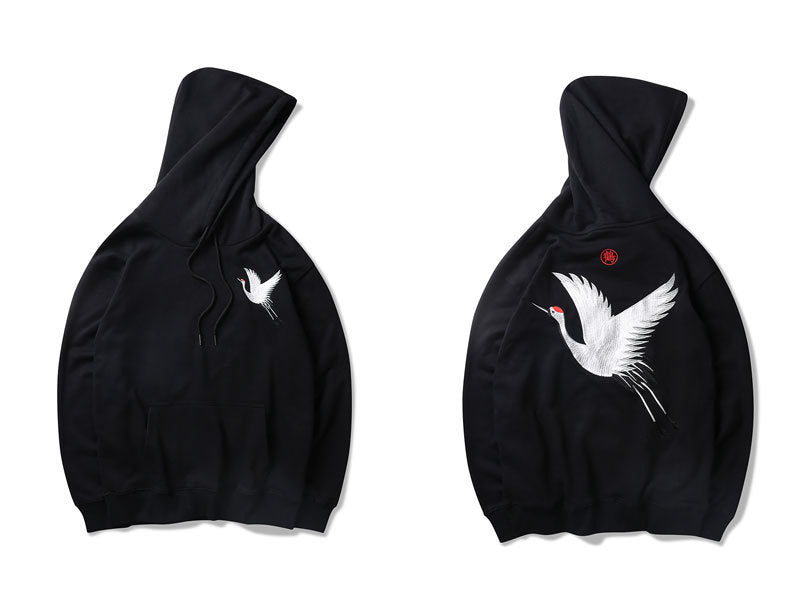 Sweat à capuche brodé