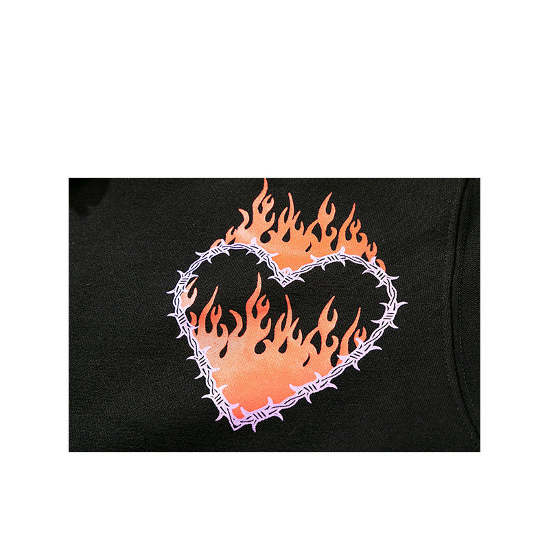 Sweat à capuche Flame