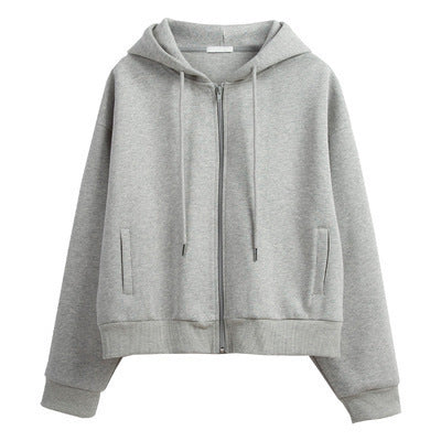 Sweat à capuche zippé classique