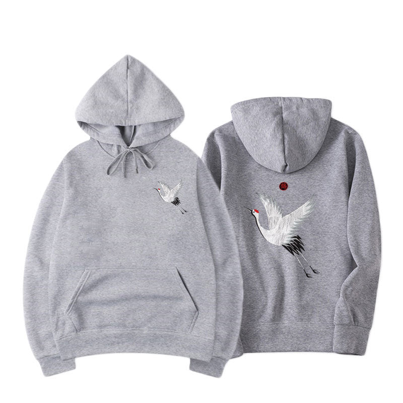 Sweat à capuche brodé