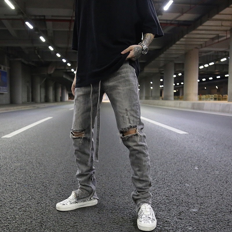 Jeans zippés