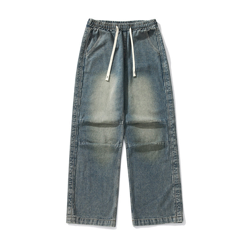 Jeans japonais plissés