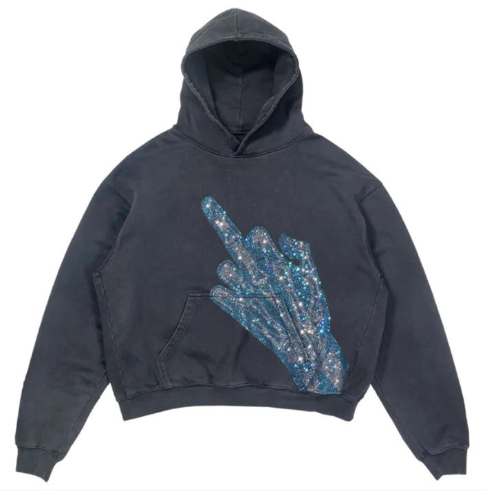 Sweat à capuche vintage