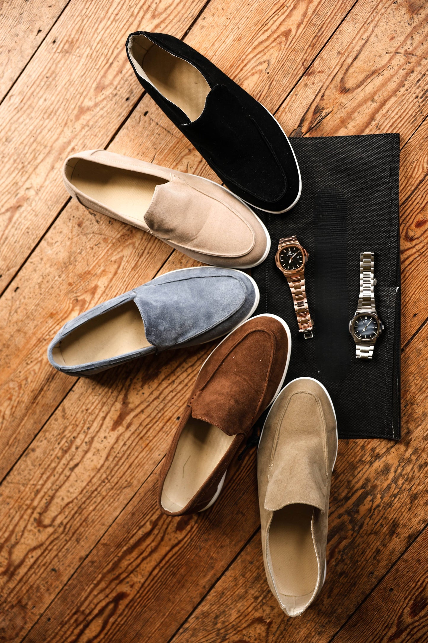 Mocassins Gris Clair