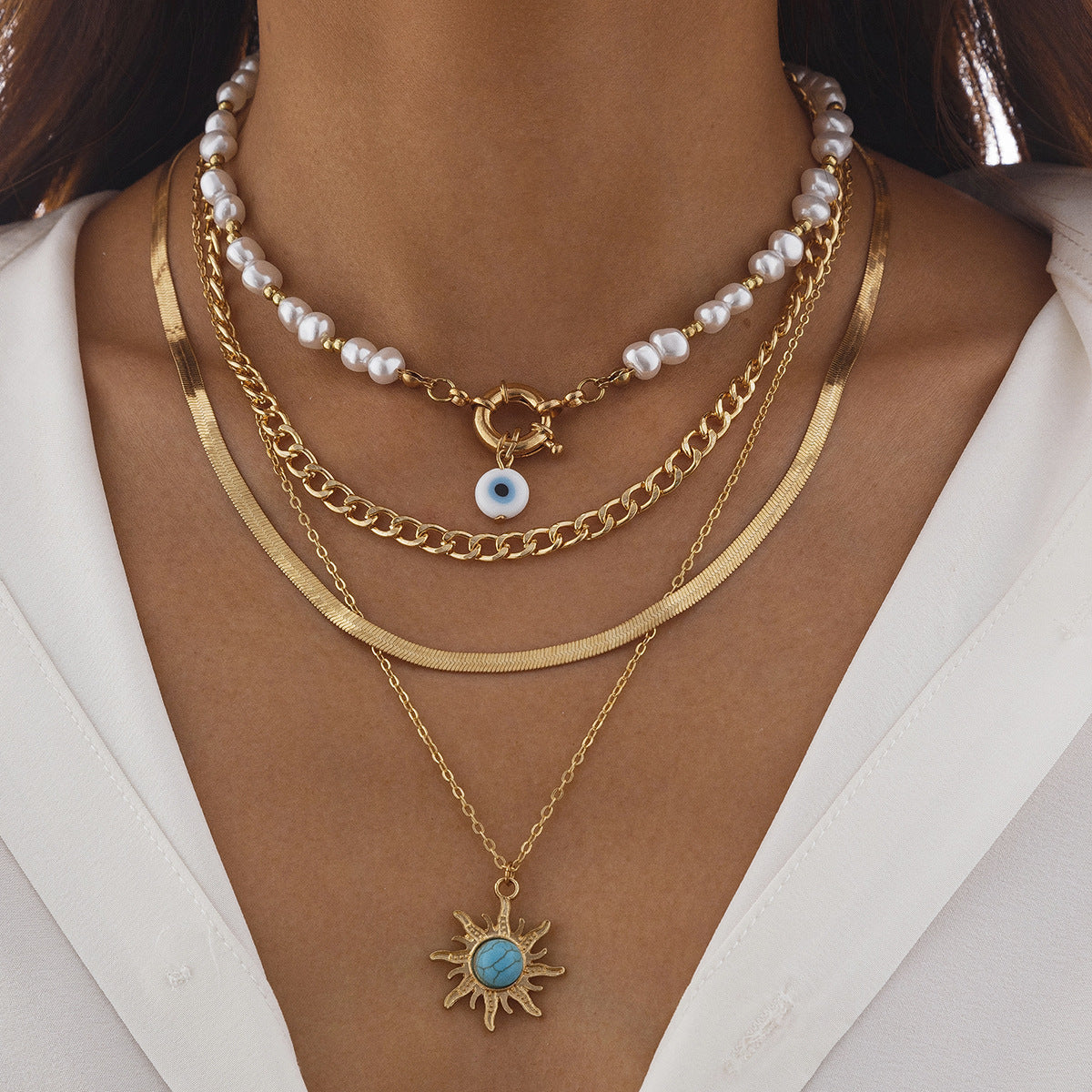 Collier de perles Emy