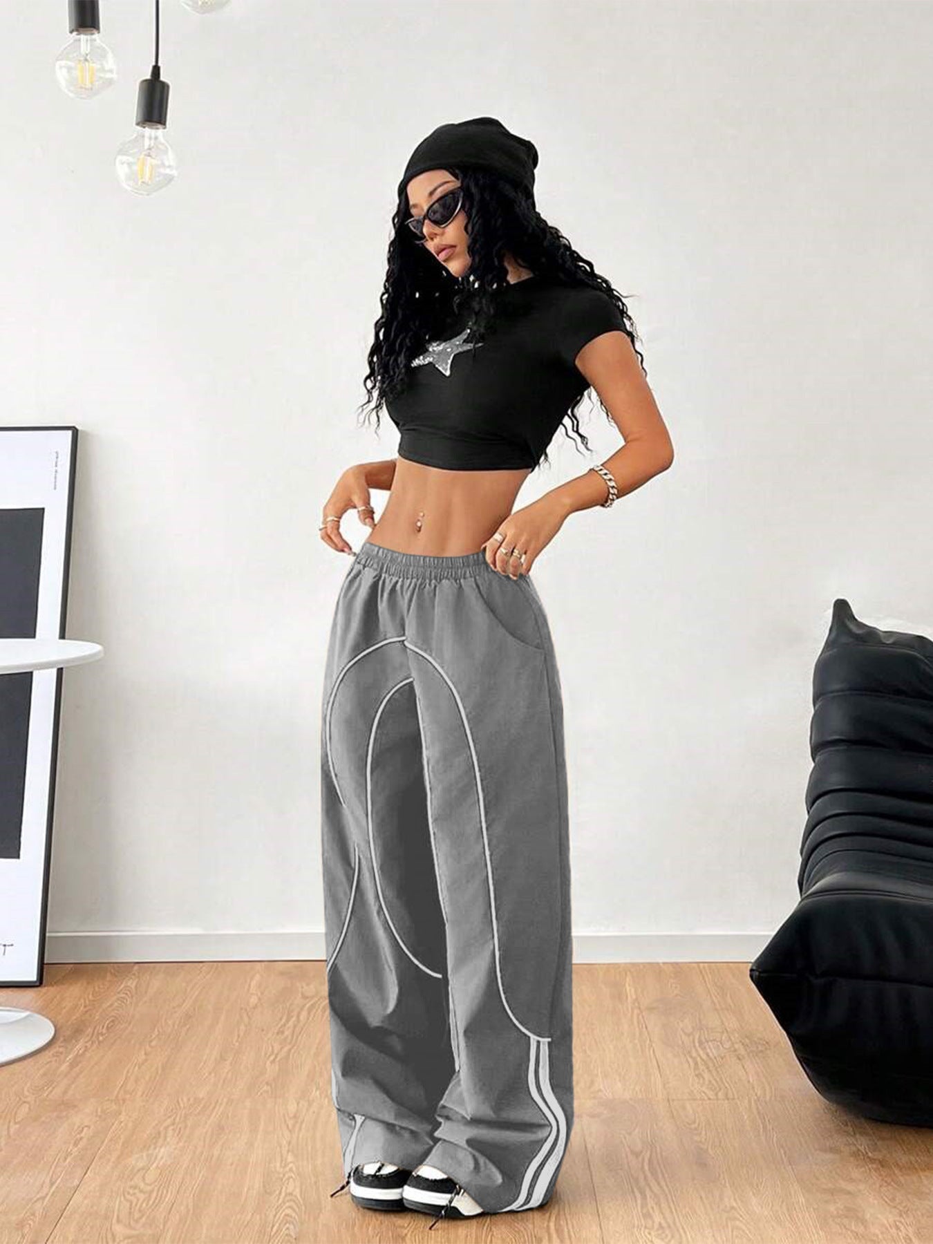 Pantalons de design personnalisé de style urbain haute couture