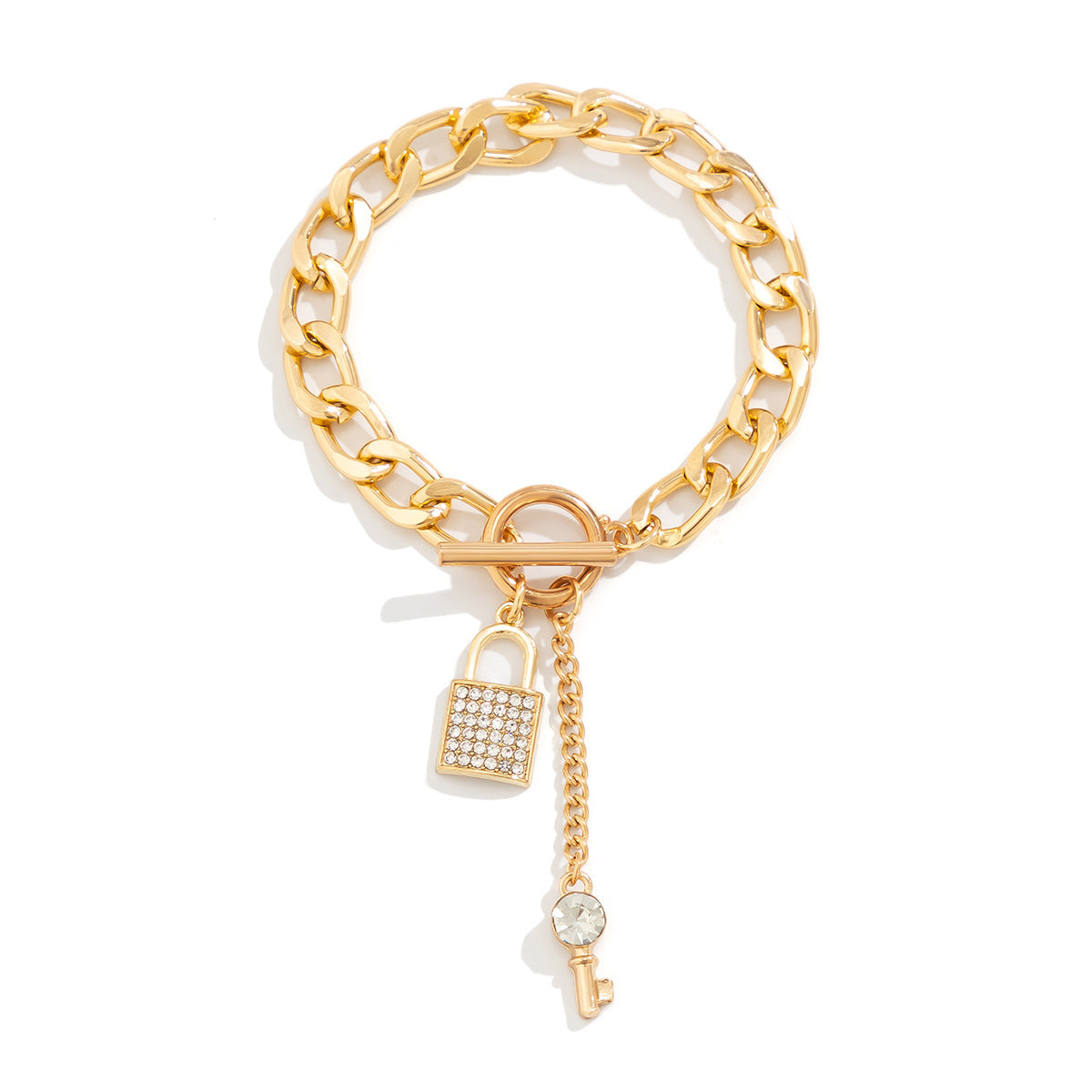 Collier avec cadenas et clé