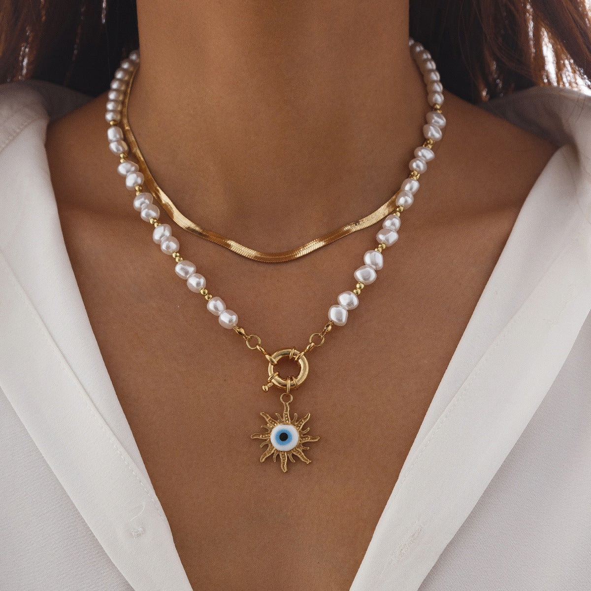 Collier de perles Emy