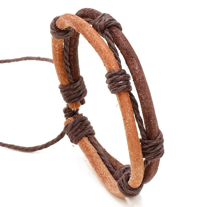 Bracelet en cuir de bovin