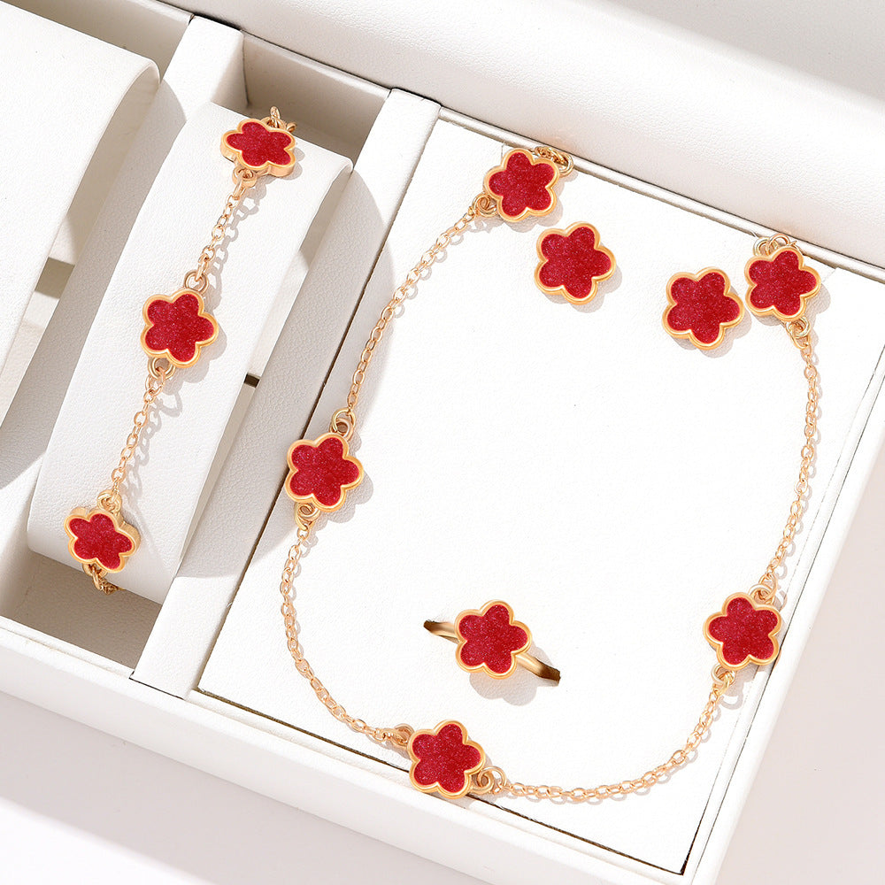 Ensemble de Fleurs Chanceuses