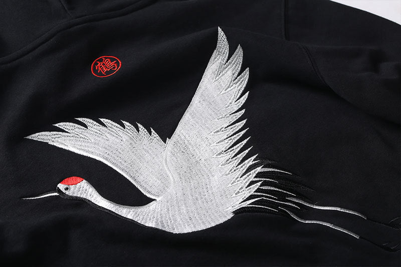 Sweat à capuche brodé
