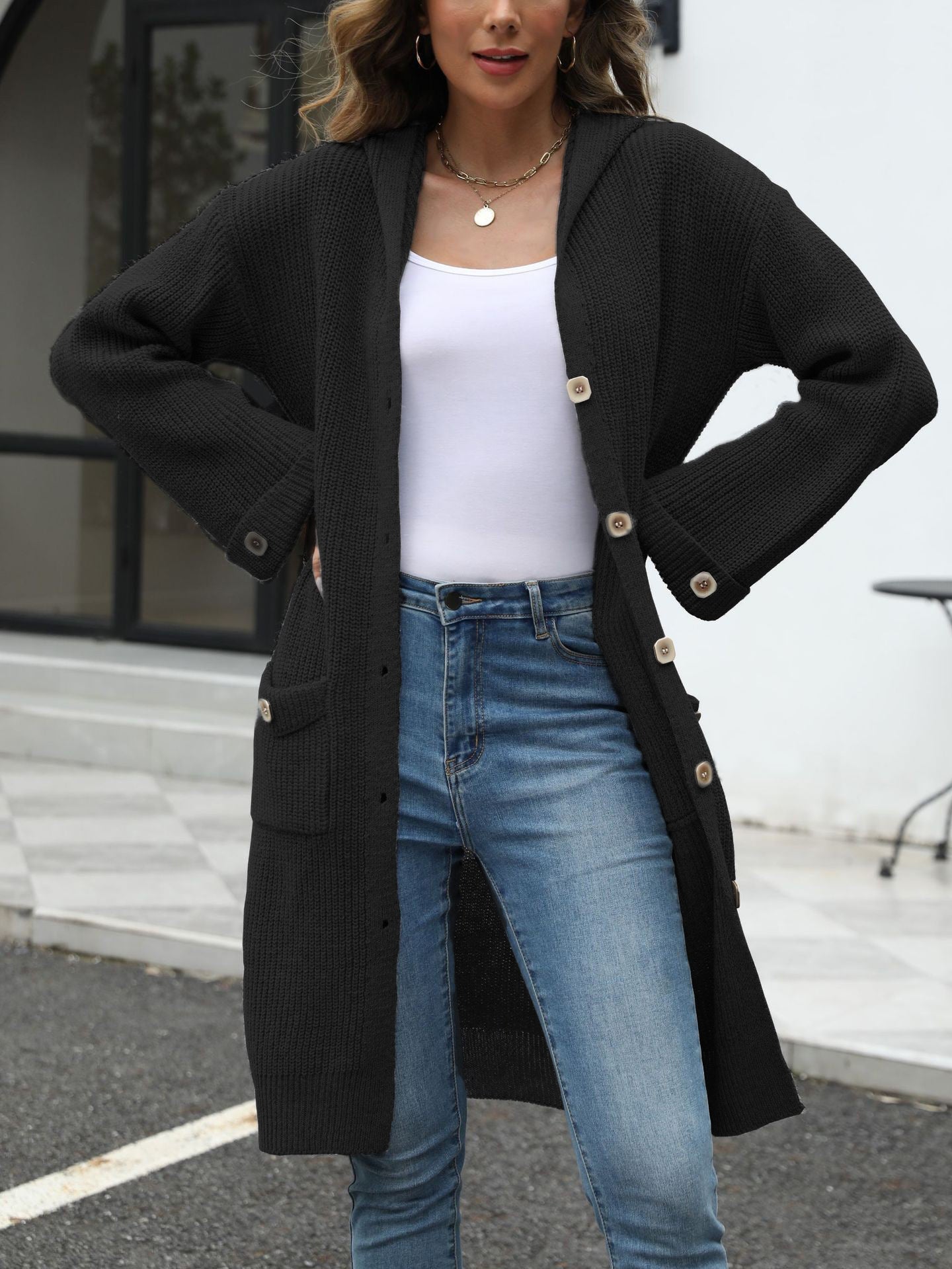 Autumn And Winter Clothing Loose Solid Color Sweater