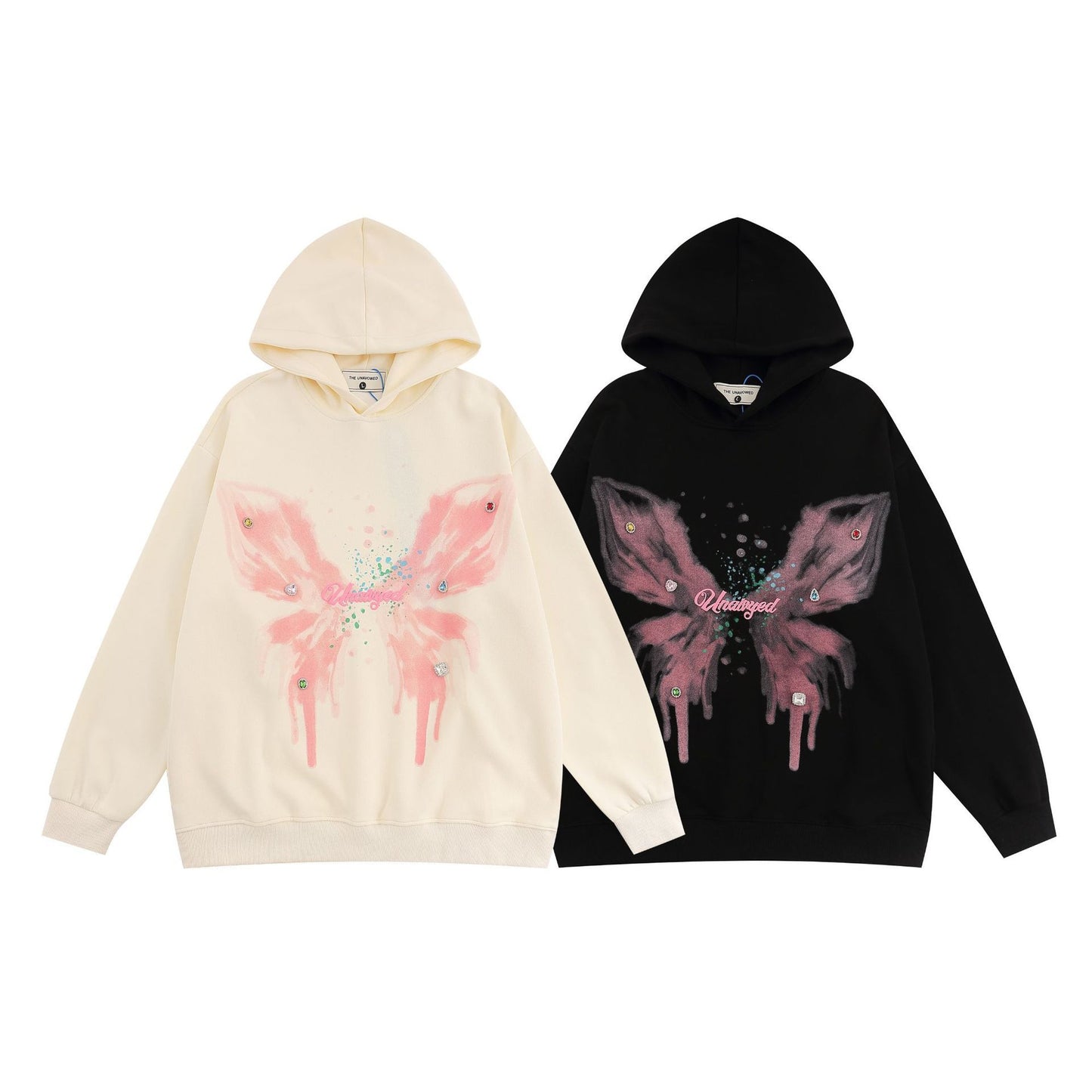 Sweat à capuche Papillon
