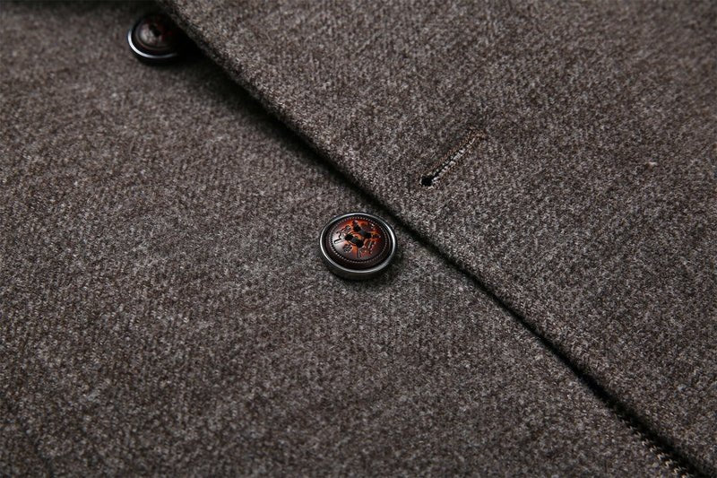 Classic men's wool coat | RAYAN SOLANORDI Winter Coat
