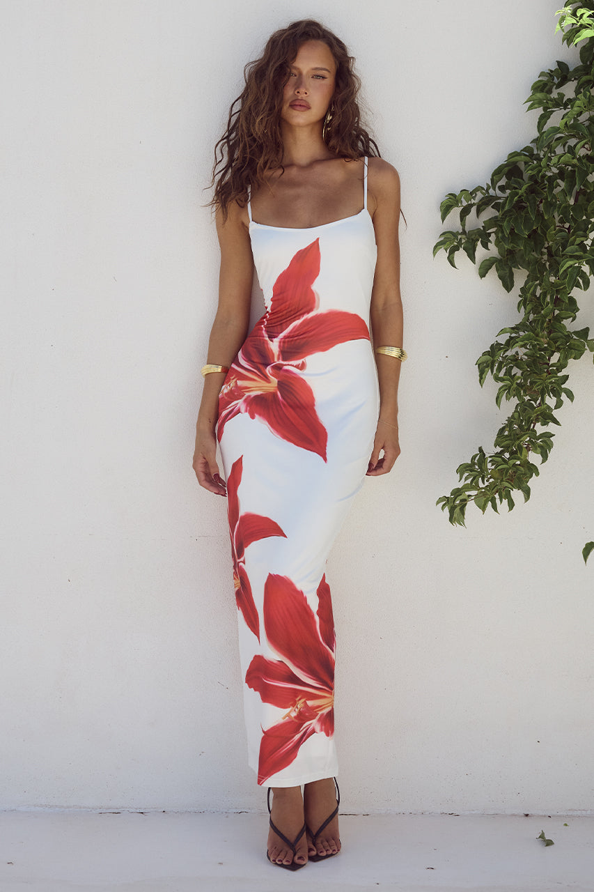 ROBE MIDI DEIA - LILAS CRIMSON