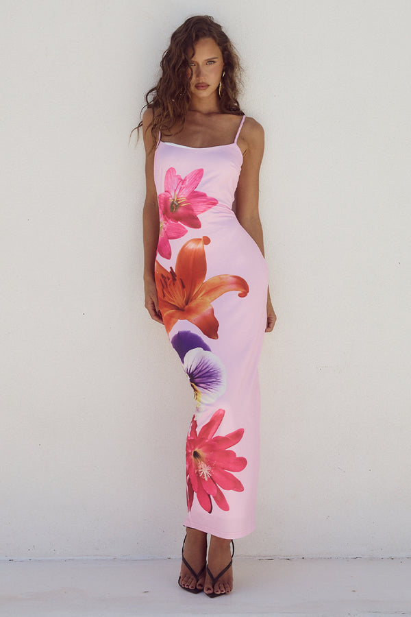ROBE MIDI DEIA - LILAS CRIMSON