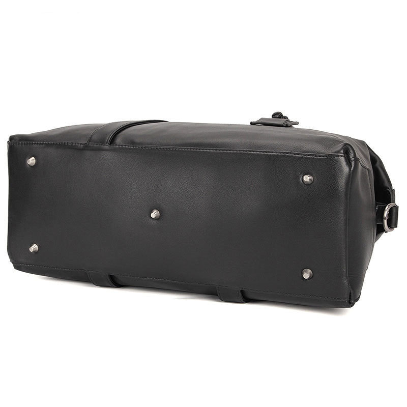 Elegant Leather Travel Bag | Stravos SOLANORDI Travel Bag
