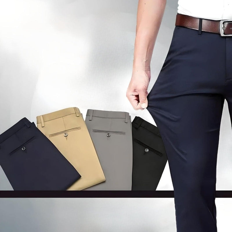 Elegant Men's Trousers with Stretch | Ademir SOLANORDI Pants