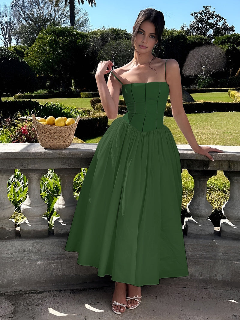 Robe midi sans manches élégante | Letizia
