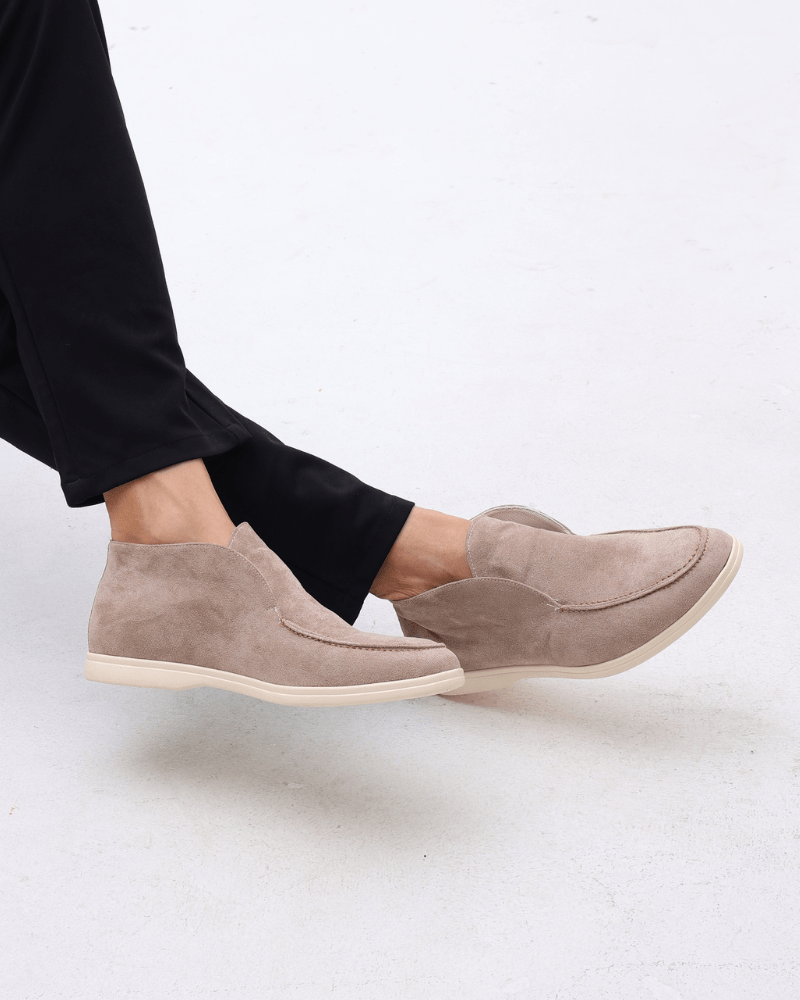 High Suede Loafers – Elegant & Comfortable Men's Shoes for Everyday Wear | Santini SOLANORDI High Suede Loafers