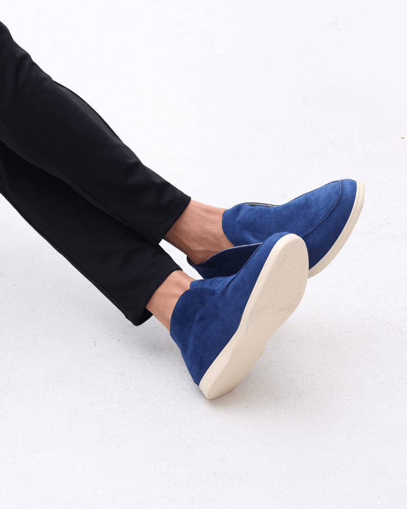 Mocassins en Suède Hauts – Chaussures Élégantes et Confortables pour Hommes à Porter au Quotidien | Santini