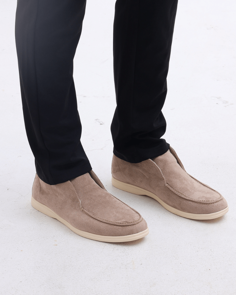 High Suede Loafers – Elegant & Comfortable Men's Shoes for Everyday Wear | Santini SOLANORDI High Suede Loafers