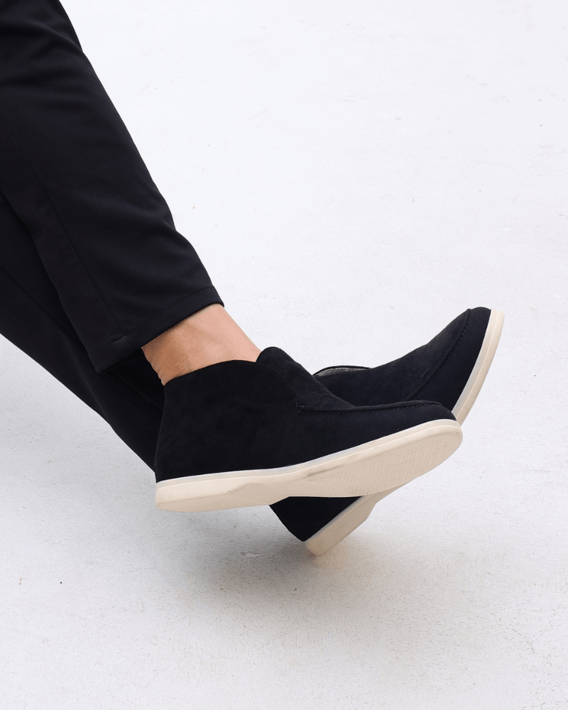 High Suede Loafers – Elegant & Comfortable Men's Shoes for Everyday Wear | Santini SOLANORDI High Suede Loafers