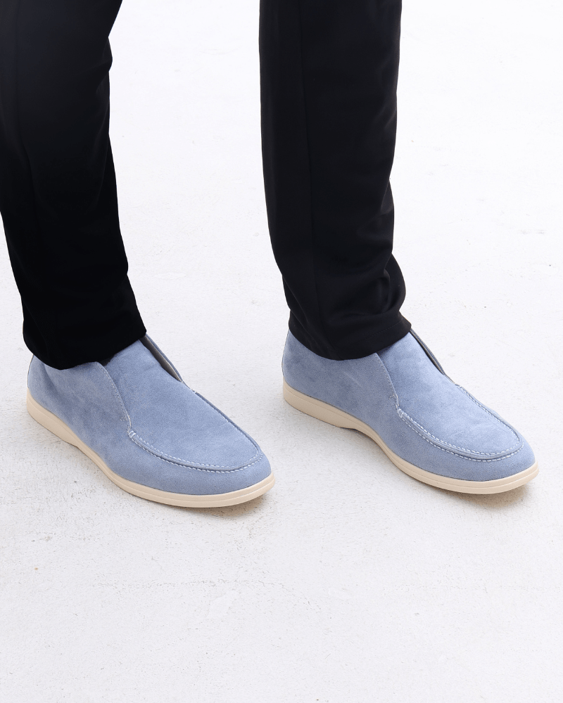Mocassins en Suède Hauts – Chaussures Élégantes et Confortables pour Hommes à Porter au Quotidien | Santini