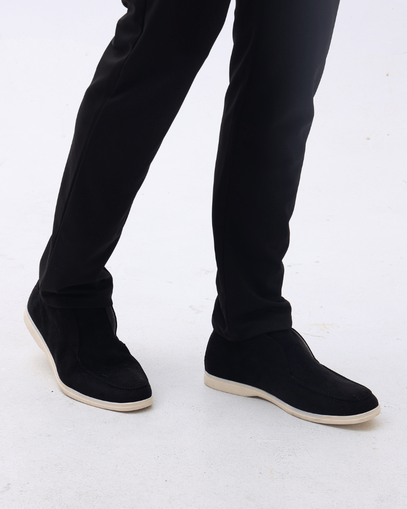 High Suede Loafers – Elegant & Comfortable Men's Shoes for Everyday Wear | Santini SOLANORDI High Suede Loafers