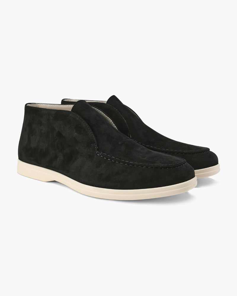 High Suede Loafers – Elegant & Comfortable Men's Shoes for Everyday Wear | Santini SOLANORDI High Suede Loafers