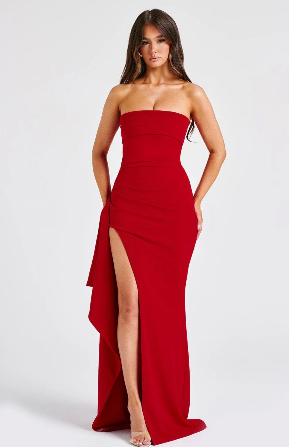 Robe Maxi Sans Bretelles Stacy