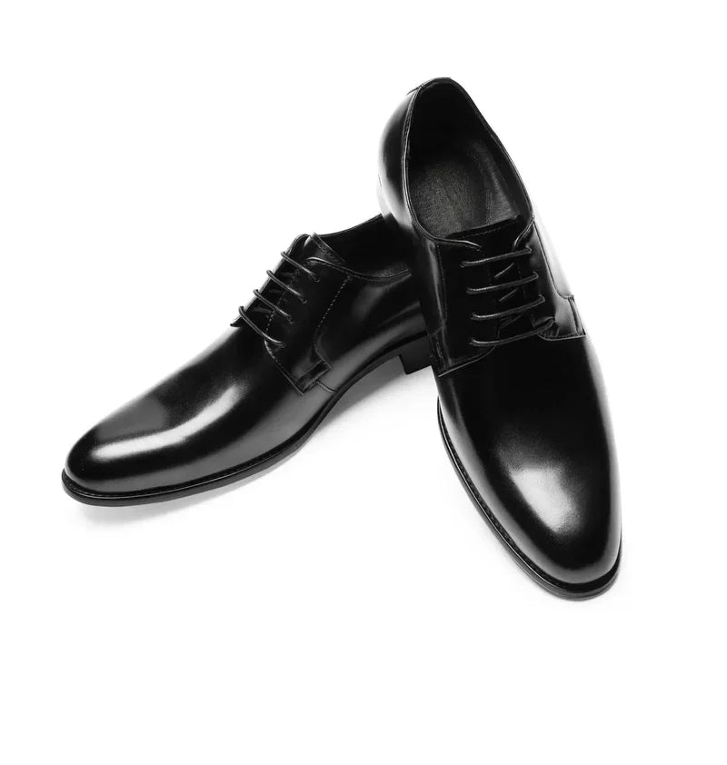 Italian Derby Lace-Up Leather Dress Shoes for Men | Ortwin SOLANORDI Shoes