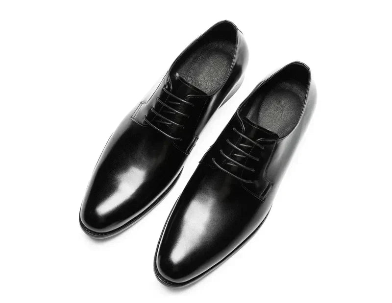 Italian Derby Lace-Up Leather Dress Shoes for Men | Ortwin SOLANORDI Shoes
