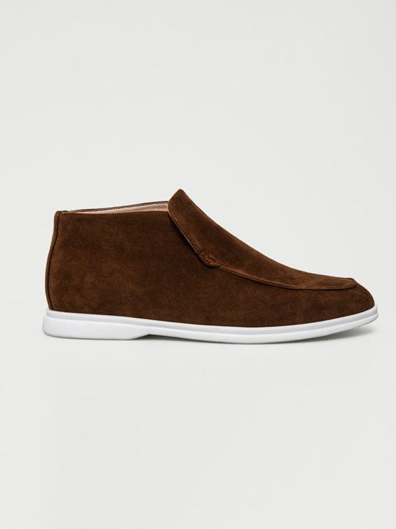 Mocassin haut marron foncé
