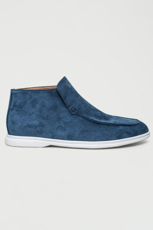 Mocassin Bleu Ciel Élevé