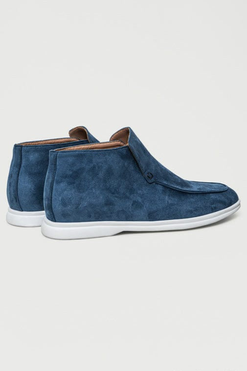 Mocassin Bleu Ciel Élevé