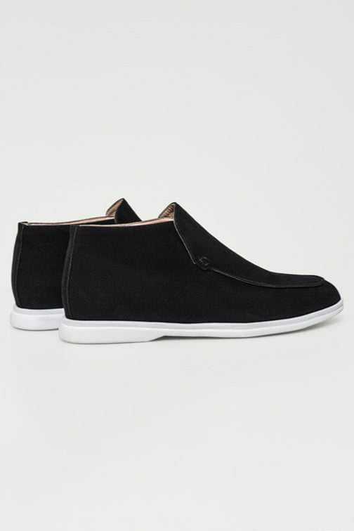 Mocassin Noir Haut
