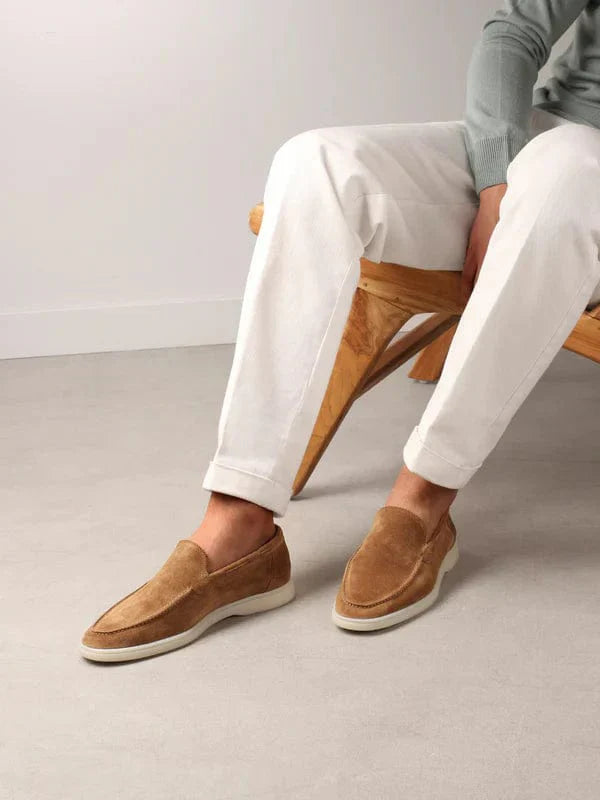 Mocassins en suède