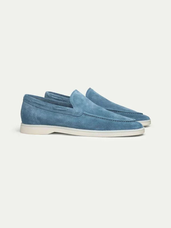 Mocassin de yacht bleu clair