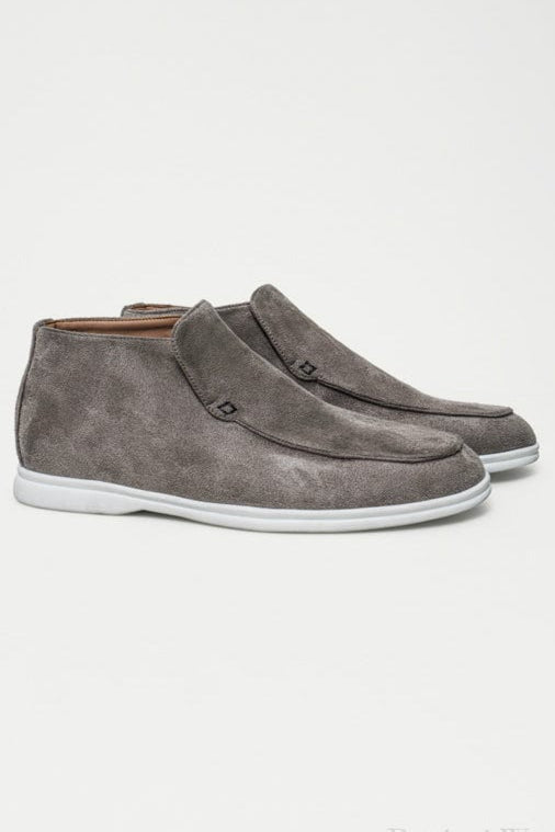 Mocassin gris clair