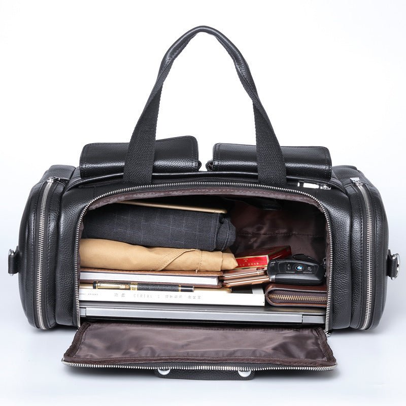 Men's Leather Travel Bag – Large Capacity Duffle for Business & Weekend Trips | Orionis SOLANORDI Travel Bag