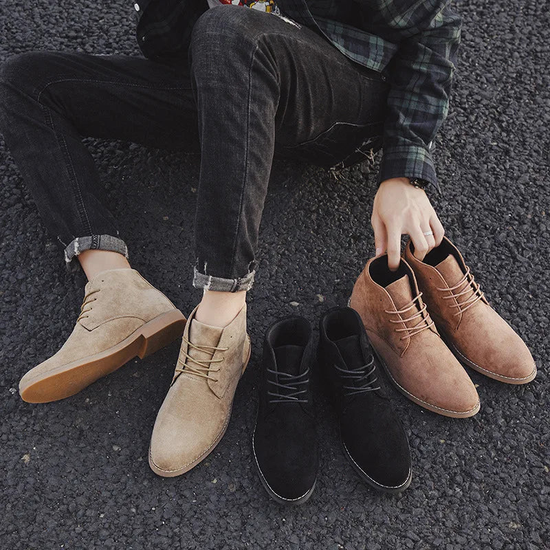 Men's Suede Boots: Style 2025 | Sebast SOLANORDI Shoes