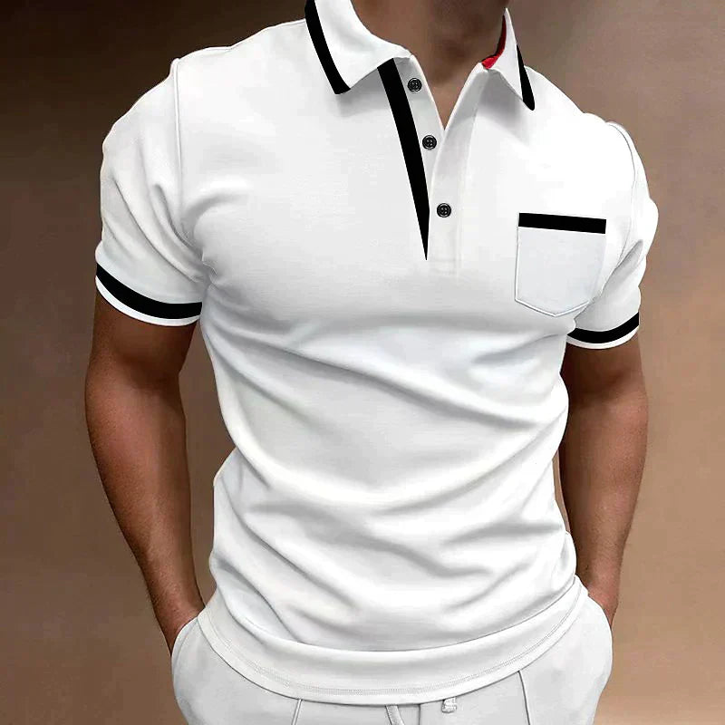 Men's Polo Shirt with Buttons | Bertram Solanordi Polo