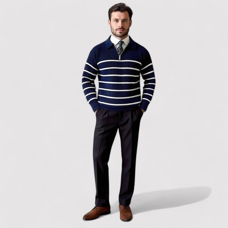 Old Money Quarter Zip Sweater | Nellin SOLANORDI Sweater