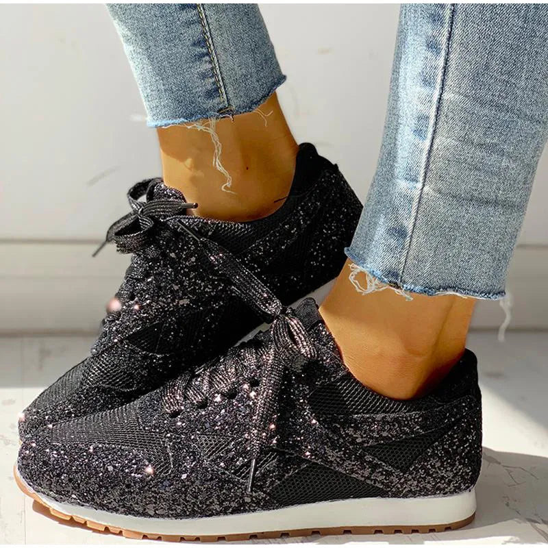 Sparkling Ladies' Sneakers | Emerie SOLANORDI Shoes
