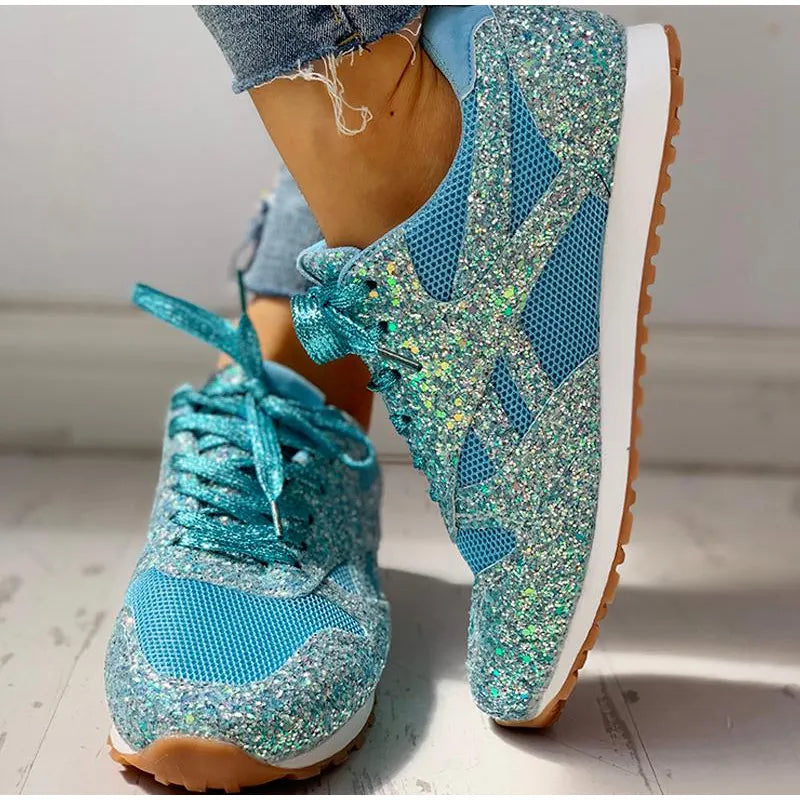 Sparkling Ladies' Sneakers | Emerie SOLANORDI Shoes