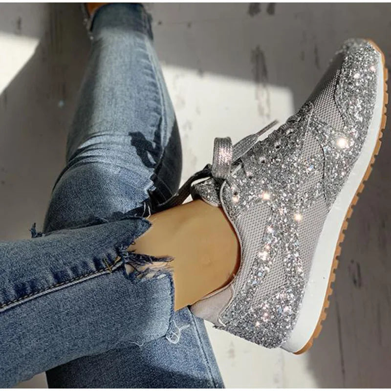 Sparkling Ladies' Sneakers | Emerie SOLANORDI Shoes