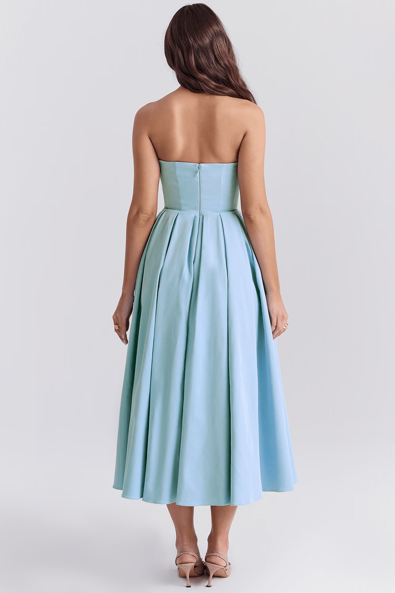 Trending Women's Dress 2025 – Corset Midi for Events and Romantic Evenings | Sofi SOLANORDI Dress Bustier