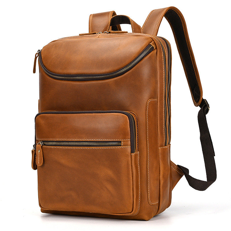 Vintage Genuine Leather Backpack - Men's & Women's Travel Bag | Omondi SOLANORDI Backpack