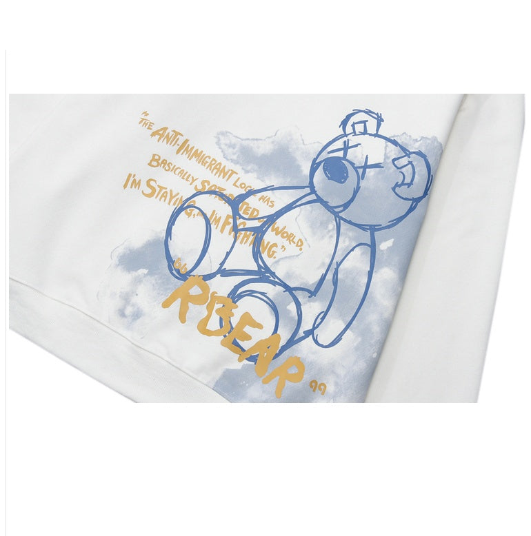 Sweat à capuche graphique Bear